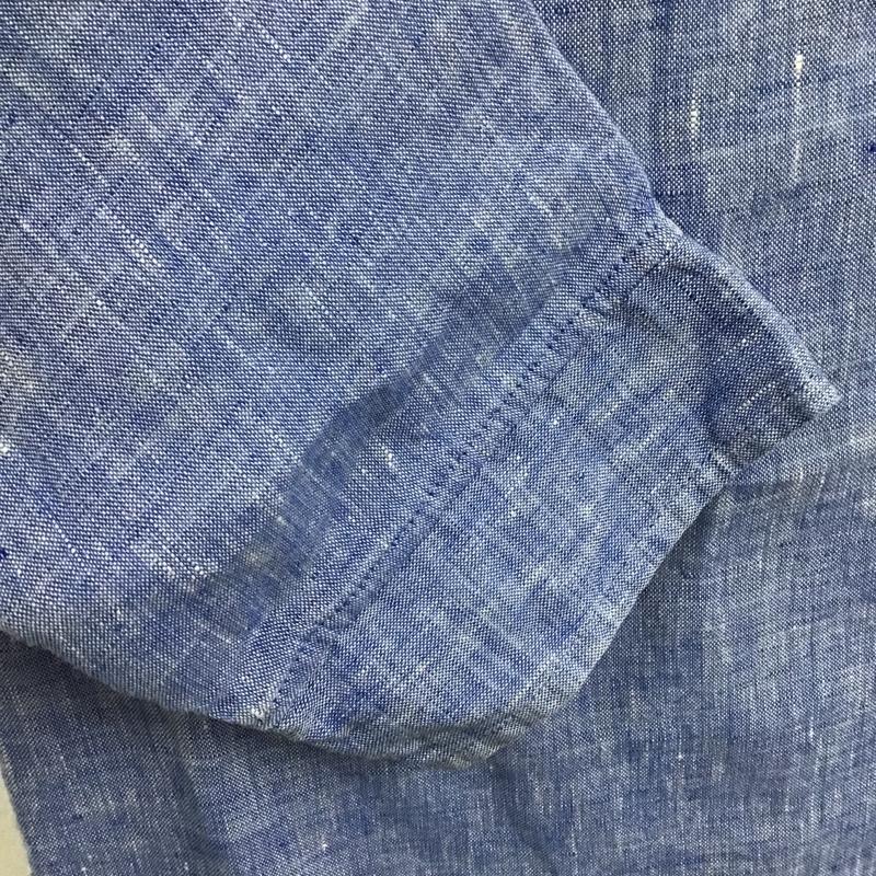 エルエルビーン L.L.Bean カットソー 七分袖 502108 リネン M 無地 水色 / ライトブルー /  レディース USED 古着 中古 10099490