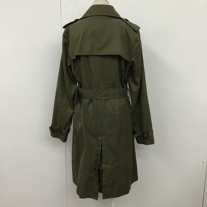 ビューティアンドユース BEAUTY&YOUTH コート トレンチコート 1625-199-0017 L 無地 カーキ / カーキ / レディース USED 古着 中古 10099506