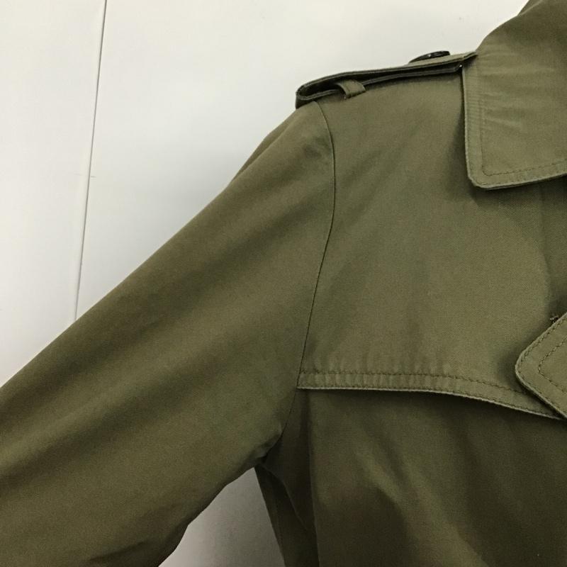 ビューティアンドユース BEAUTY&YOUTH コート トレンチコート 1625-199-0017 L 無地 カーキ / カーキ / レディース USED 古着 中古 10099506