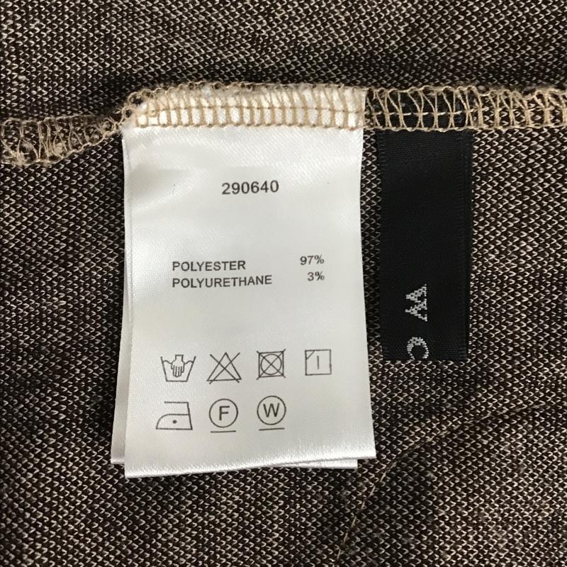 ダブルクローゼット w closet カーディガン 長袖 290640 ガウン ロング丈 チェック ベージュ / ベージュ / X 茶 / ブラウン / レディース USED 古着 中古 10099512