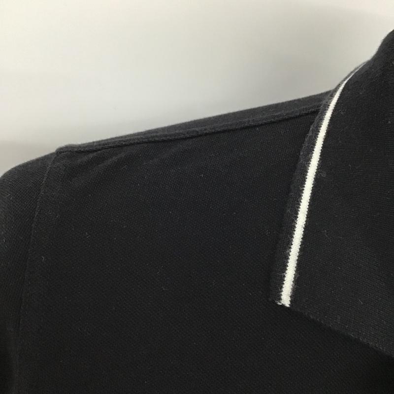ステューシー STUSSY ポロシャツ 半袖 半そでカットソー 半袖ポロシャツ 刺繍 プリントカットソー カジュアルカットソー S 刺繍 黒 / ブラック / メンズ USED 古着 中古 10099526