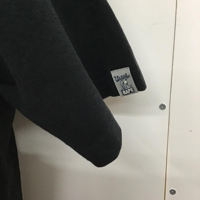 アベイシングエイプ A BATHING APE Tシャツ 半袖 プリントTシャツ 半袖カットソー クルーネックカットソー S プリント 黒 / ブラック / メンズ USED 古着 中古 10099527