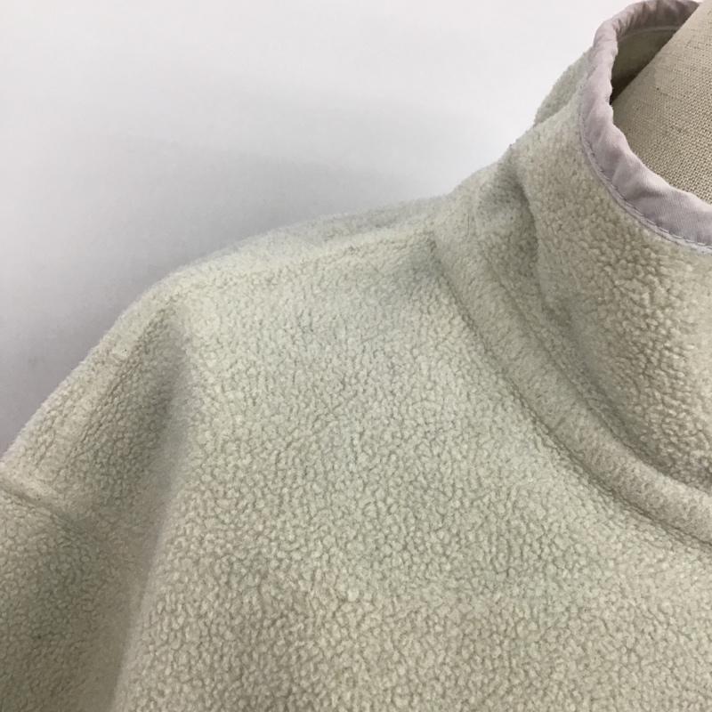 パタゴニア patagonia ジャケット、上着 ジャケット、ブレザー 25455FA15 フリースジャケット カジュアルジャケット プルオーバー S ロゴ、文字 ベージュ / ベージュ / レディース USED 古着 中古 10099587