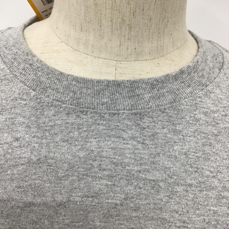 カーハート Carhartt Tシャツ 半袖 K87-M ワークウェア 半袖カットソー Tシャツ ポケットTシャツ クルーネックカットソー XL ロゴ、文字 灰 / グレー / メンズ USED 古着 中古 10099592
