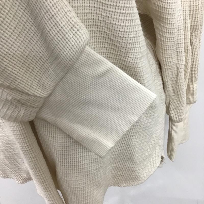 ジーナシス JEANASIS カットソー 長袖 JS062748SB ヘムラウンドカットソー FREE 無地 アイボリー / アイボリー /  レディース USED 古着 中古 10099601