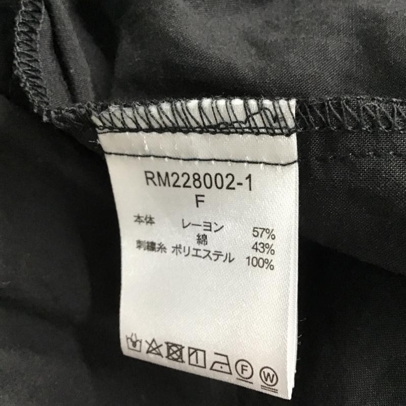 スタディオクリップ studio CLIP ワンピース ロングスカート RM228002-1 ノースリーブ 裾レース FREE 刺繍 黒 / ブラック / レディース USED 古着 中古 10099608