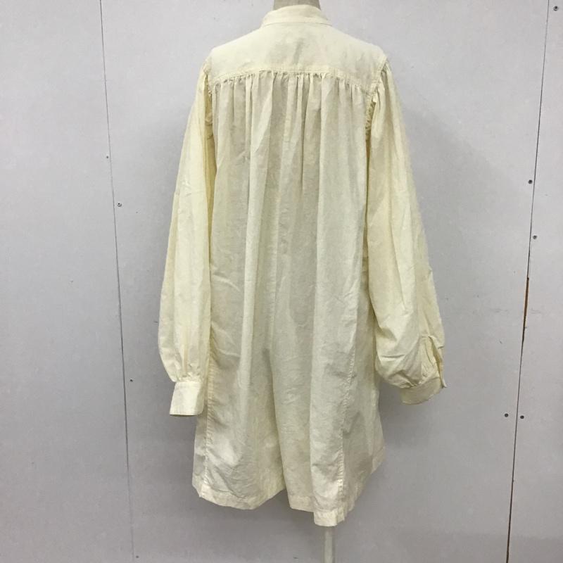 マウジー MOUSSY ワンピース・ドレス・オールインワン ワンピース・ドレス・オールインワン 010FSS30-2380 VOLUME SLEEVE ROMPERS シャツロンパース 2 無地 オフホワイト / オフホワイト / レディース USED 古着 中古 10099610