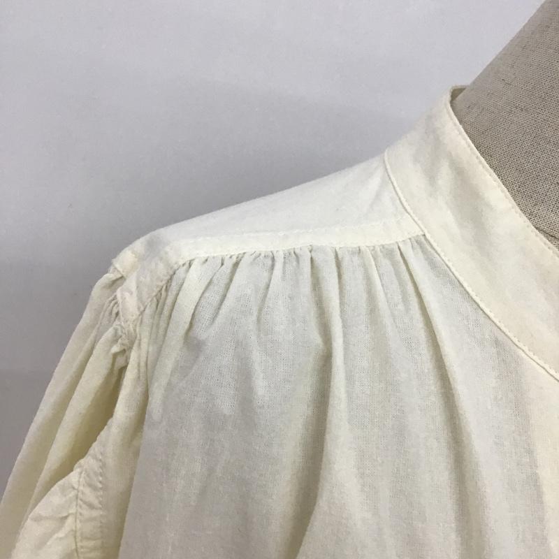 マウジー MOUSSY ワンピース・ドレス・オールインワン ワンピース・ドレス・オールインワン 010FSS30-2380 VOLUME SLEEVE ROMPERS シャツロンパース 2 無地 オフホワイト / オフホワイト / レディース USED 古着 中古 10099610