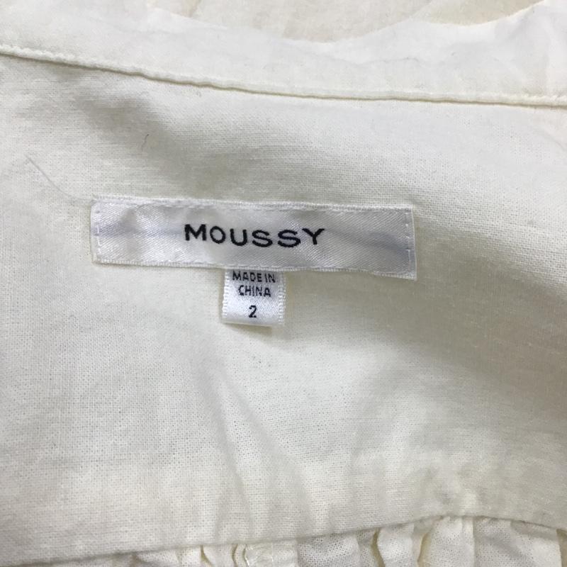 マウジー MOUSSY ワンピース・ドレス・オールインワン ワンピース・ドレス・オールインワン 010FSS30-2380 VOLUME SLEEVE ROMPERS シャツロンパース 2 無地 オフホワイト / オフホワイト / レディース USED 古着 中古 10099610