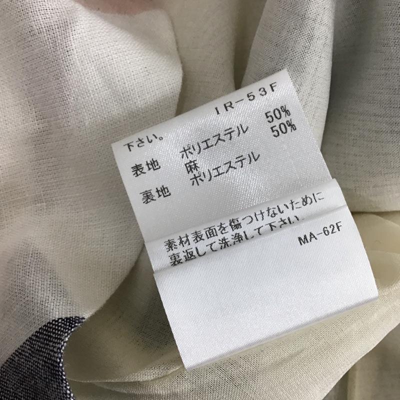 ブルーレーベル・クレストブリッジ BLUE LABEL CRESTBRIDGE ワンピース ひざ丈スカート 55J53-171-12 ノースリーブ 36 チェック 桃 / ピンク / X 紺 / ネイビー / X アイボリー / アイボリー / X ベージュ / ベージュ / レディース USED 古着 中古 10099634