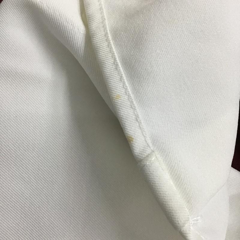 アズールバイマウジー AZUL BY MOUSSY カットソー 長袖 250EAB70-441I レイヤード風 ニット S 無地 えんじ / ワインレッド / X 白 / ホワイト /  レディース USED 古着 中古 10099642