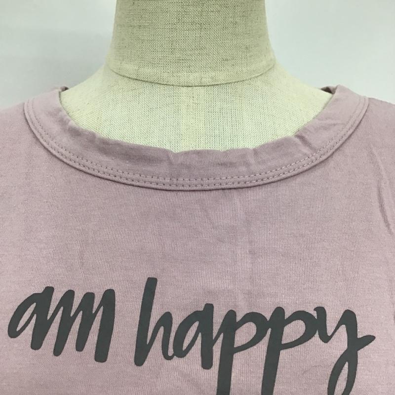 ジルスチュアート JILLSTUART Tシャツ 半袖 125-9160024 レースアップゆるTシャツ FREE ロゴ、文字 紫 / パープル / レディース USED 古着 中古 10099679