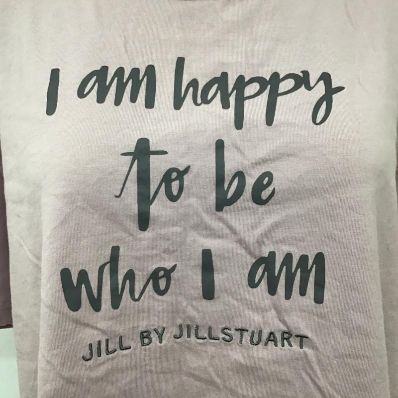 ジルスチュアート JILLSTUART Tシャツ 半袖 125-9160024 レースアップゆるTシャツ FREE ロゴ、文字 紫 / パープル / レディース USED 古着 中古 10099679