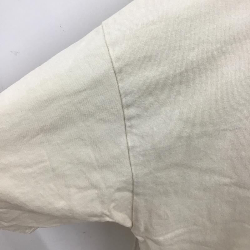 ケボズ KEBOZ Tシャツ 半袖 半袖カットソー プリントTシャツ クルーネックシャツ クルーネックカットソー XL プリント ベージュ / ベージュ / メンズ USED 古着 中古 10099745