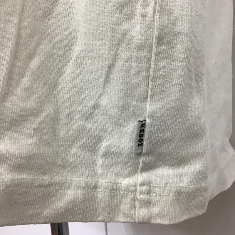 ケボズ KEBOZ Tシャツ 半袖 半袖カットソー プリントTシャツ クルーネックシャツ クルーネックカットソー XL プリント ベージュ / ベージュ / メンズ USED 古着 中古 10099745