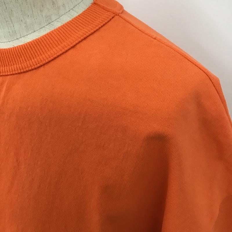 ケボズ KEBOZ Tシャツ 半袖 半袖カットソー プリントTシャツ クルーネックカットソー M プリント 橙 / オレンジ / メンズ USED 古着 中古 10099746