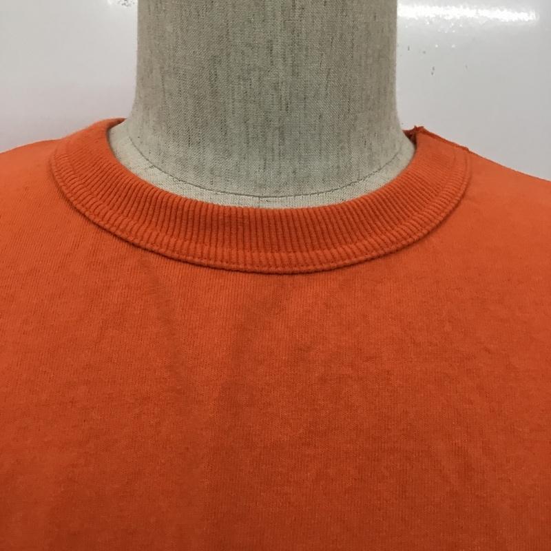 ケボズ KEBOZ Tシャツ 半袖 半袖カットソー プリントTシャツ クルーネックカットソー M プリント 橙 / オレンジ / メンズ USED 古着 中古 10099746
