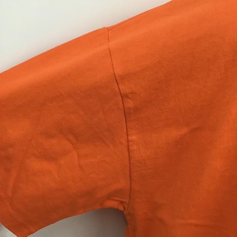 ケボズ KEBOZ Tシャツ 半袖 半袖カットソー プリントTシャツ クルーネックカットソー M プリント 橙 / オレンジ / メンズ USED 古着 中古 10099746
