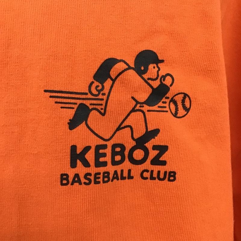 ケボズ KEBOZ Tシャツ 半袖 半袖カットソー プリントTシャツ クルーネックカットソー M プリント 橙 / オレンジ / メンズ USED 古着 中古 10099746
