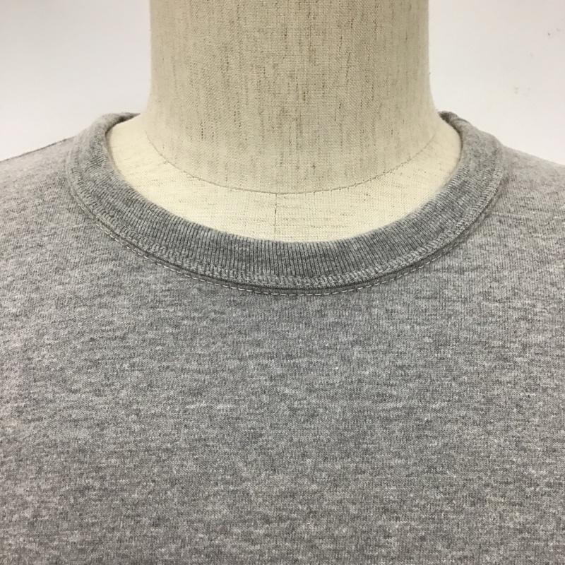 フラットヘッド The Flat Head Tシャツ 半袖 半袖カットソー プリントTシャツ クルーネックカットソー 42 ロゴ、文字 灰 / グレー / メンズ USED 古着 中古 10099752