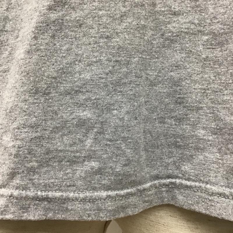 フラットヘッド The Flat Head Tシャツ 半袖 半袖カットソー プリントTシャツ クルーネックカットソー 42 ロゴ、文字 灰 / グレー / メンズ USED 古着 中古 10099752