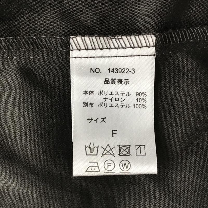 オリーブデオリーブ OLIVE des OLIVE ワンピース ロングスカート 半袖ワンピース シャツワンピース パフスリーブカットソー カラーシャツワンピース FREE 無地 黒 / ブラック / レディース USED 古着 中古 10099759
