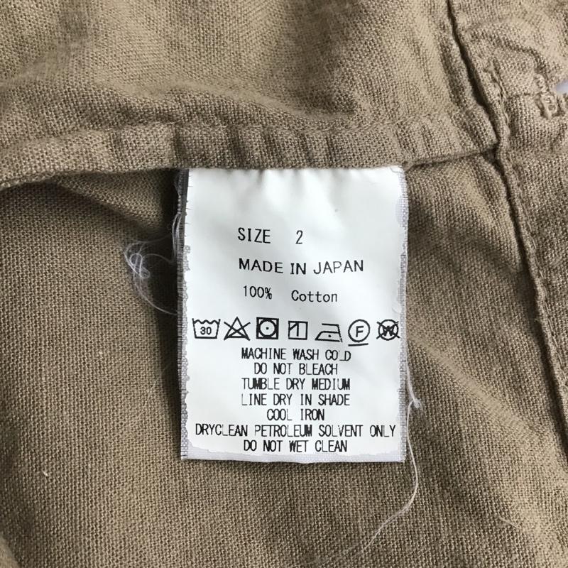 マーカ marka シャツ、ブラウス 長袖 M17B-02SH01C プルオーバー スキッパーシャツ 2 無地 ベージュ / ベージュ / メンズ USED 古着 中古 10099831