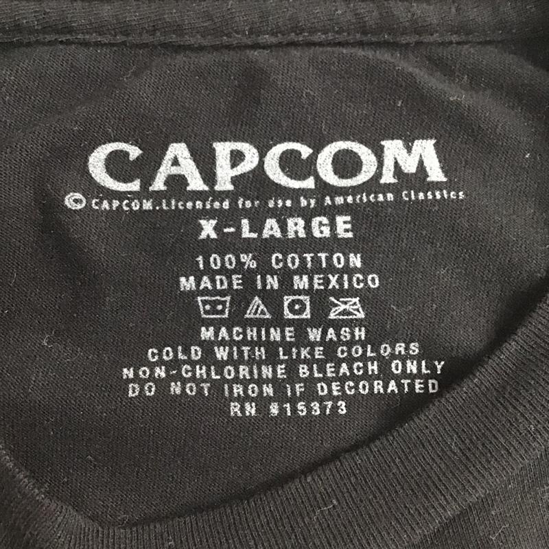 古着 USED Tシャツ 半袖 CAPCOM カプコン XL プリント 黒 / ブラック / メンズ USED 古着 中古 10099858