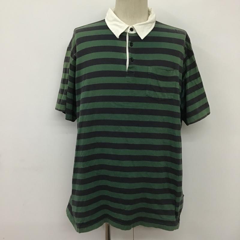 パタゴニア patagonia カットソー 半袖 半袖カットソー ポロシャツ カラーシャツ カジュアルシャツ ボーダーカットソー XXL ボーダー柄 緑 / グリーン / X 紺 / ネイビー / X 白 / ホワイト / メンズ USED 古着 中古 10099862