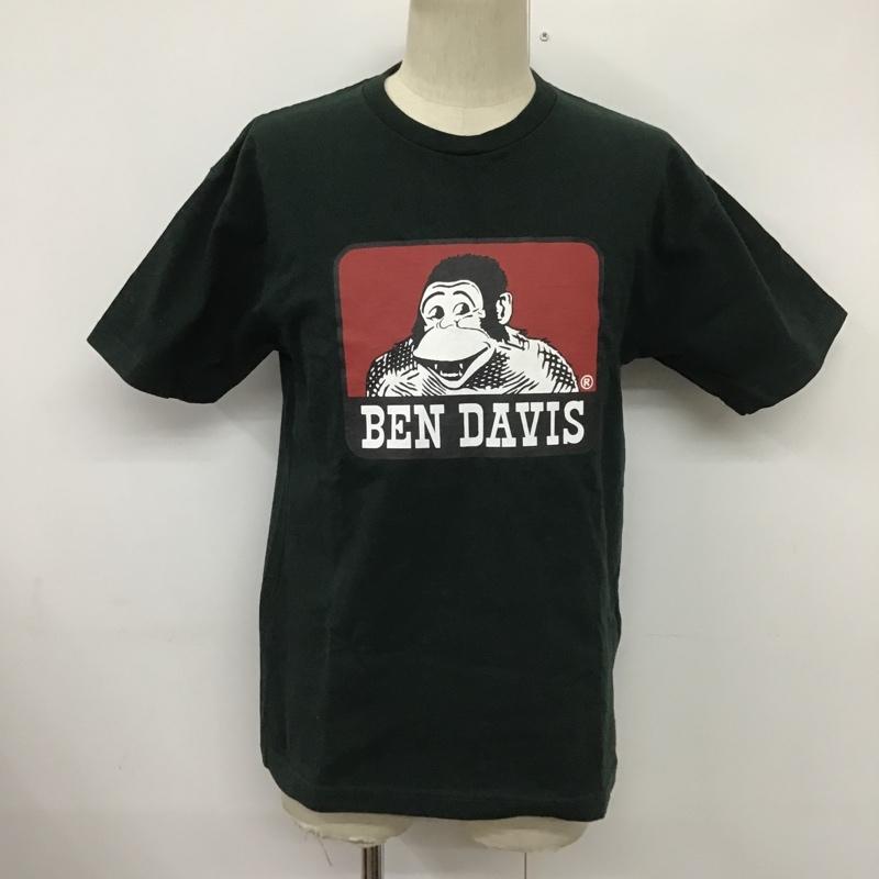 ベンデイビス BEN DAVIS Tシャツ 半袖 C-9580005 半袖Tシャツ プリントTシャツ 半袖カットソー クルーネックカットソー S プリント 黒 / ブラック / メンズ USED 古着 中古 10099884