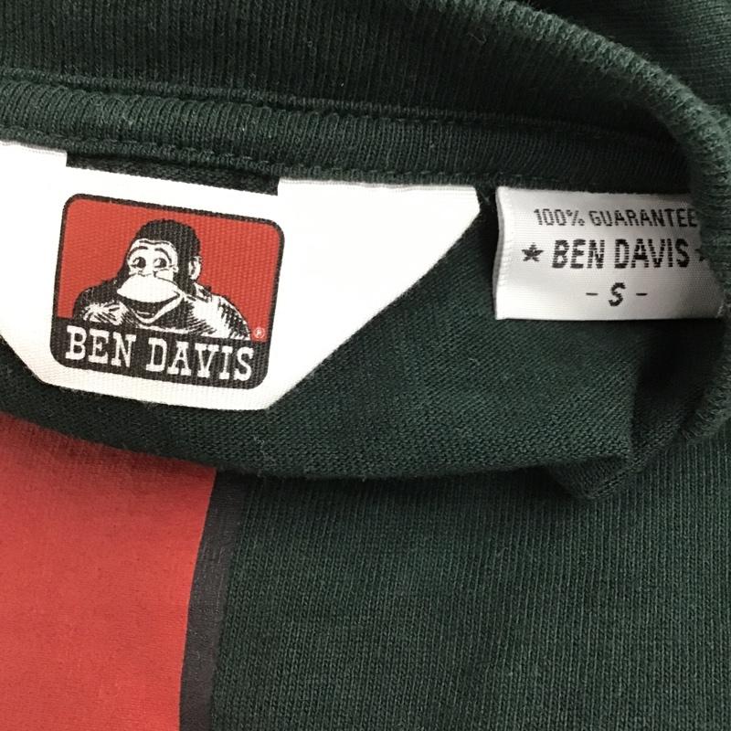 ベンデイビス BEN DAVIS Tシャツ 半袖 C-9580005 半袖Tシャツ プリントTシャツ 半袖カットソー クルーネックカットソー S プリント 黒 / ブラック / メンズ USED 古着 中古 10099884