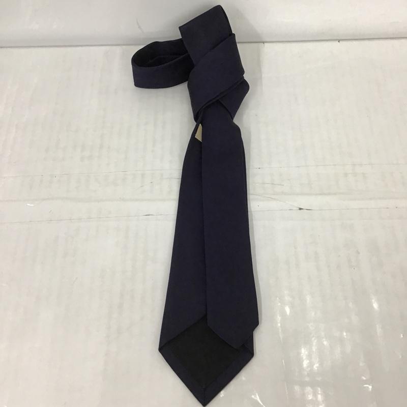 バーバリー BURBERRY ネクタイ ネクタイ シルク ワンポイント 紺 / ネイビー / メンズ USED 古着 中古 10099905