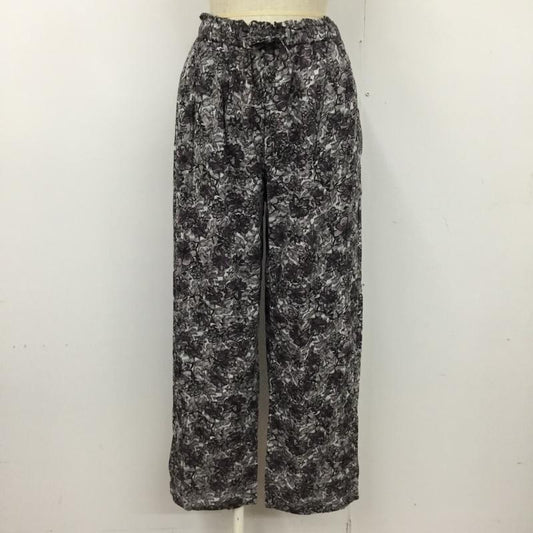 フリークスストア FREAK'S STORE ボトムス ボトムス S22-TKF-34 インド綿 イージーパンツ M 花柄 紫 / パープル / X 黒 / ブラック /  レディース USED 古着 中古 10099926