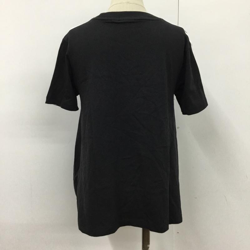アディダス adidas Tシャツ 半袖 GN3173 3ストライプ M ワンポイント 黒 / ブラック / X 白 / ホワイト / レディース USED 古着 中古 10099943
