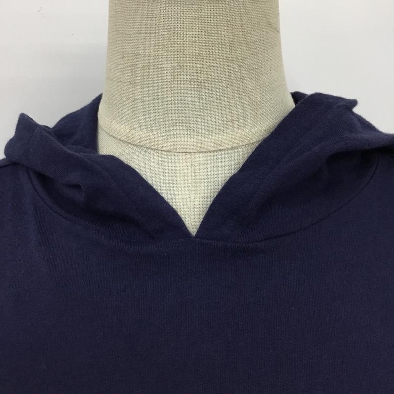 ポロジーンズ Polo Jeans Co. Tシャツ 半袖 KK-WJ-BM-6068 フード付き S プリント 紺 / ネイビー / X 赤 / レッド / レディース USED 古着 中古 10099945