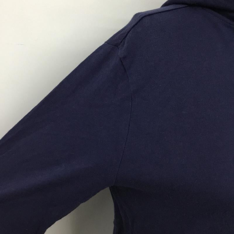 ポロジーンズ Polo Jeans Co. Tシャツ 半袖 KK-WJ-BM-6068 フード付き S プリント 紺 / ネイビー / X 赤 / レッド / レディース USED 古着 中古 10099945