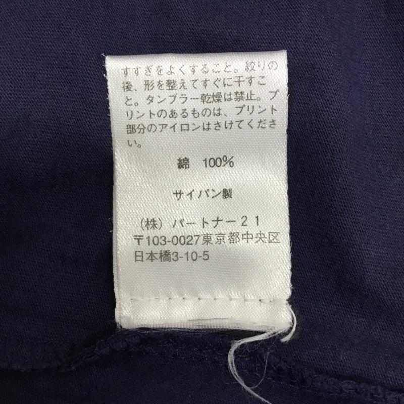 ポロジーンズ Polo Jeans Co. Tシャツ 半袖 KK-WJ-BM-6068 フード付き S プリント 紺 / ネイビー / X 赤 / レッド / レディース USED 古着 中古 10099945