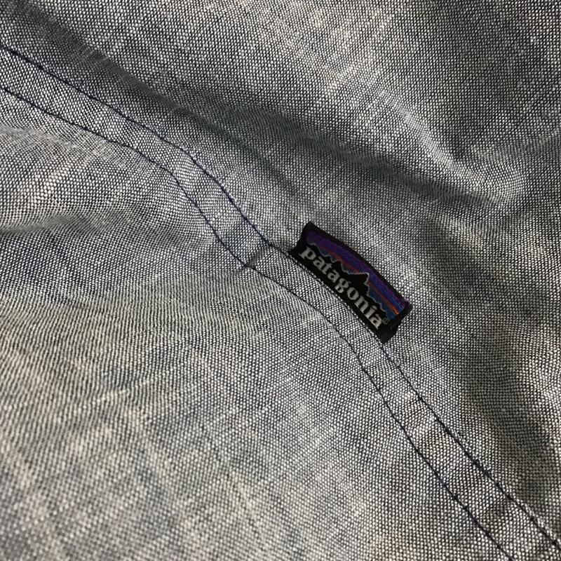 パタゴニア patagonia シャツ、ブラウス 半袖 180706 胸ポケット XL 無地 水色 / ライトブルー / メンズ USED 古着 中古 10099964