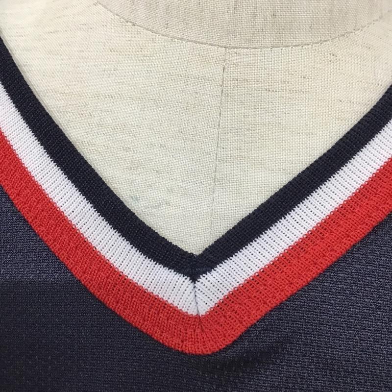 チャンピオン Champion タンクトップ タンクトップ タンクトップ ノースリーブカットソー プリントカットソー Vネックカットソー L プリント 紺 / ネイビー / メンズ USED 古着 中古 10099976