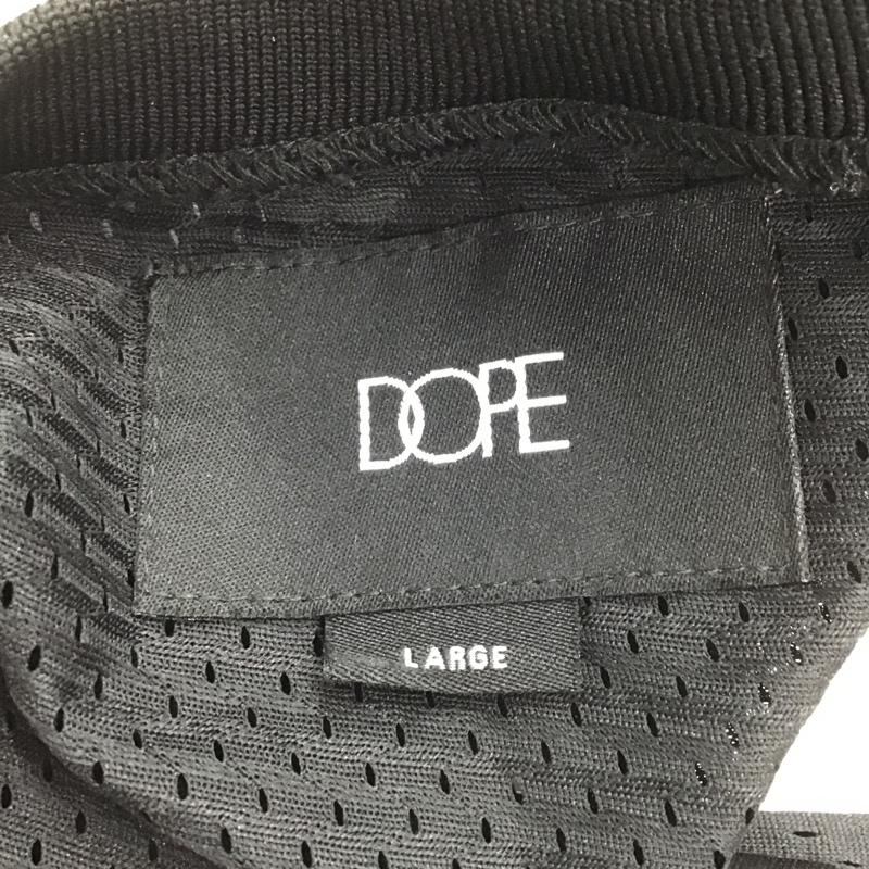 ドープ DOPE カットソー 長袖 長袖カットソー クルーネックカットソー ロングスリーブカットソー L ロゴ、文字 白 / ホワイト / X 黒 / ブラック / メンズ USED 古着 中古 10099984