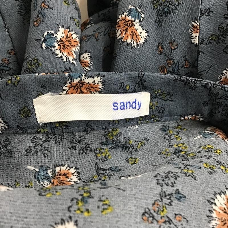 サンディー sandy シャツ、ブラウス 長袖 長袖シャツ カジュアルシャツ ノーカラーシャツ 総柄シャツ 花柄 ブラウス FREE 総柄 X 花柄 マルチカラー / マルチカラー / レディース USED 古着 中古 10099994