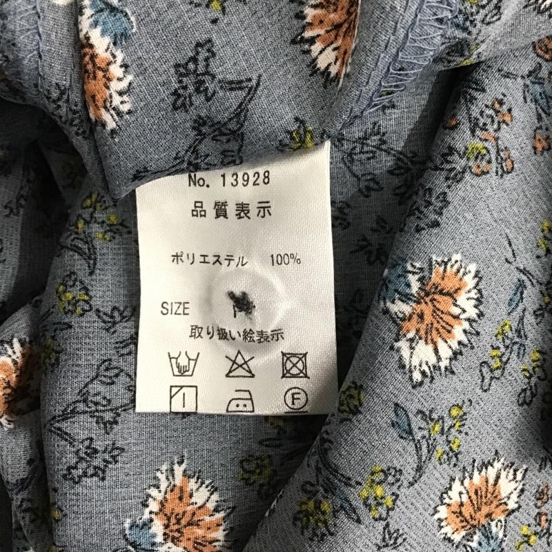 サンディー sandy シャツ、ブラウス 長袖 長袖シャツ カジュアルシャツ ノーカラーシャツ 総柄シャツ 花柄 ブラウス FREE 総柄 X 花柄 マルチカラー / マルチカラー / レディース USED 古着 中古 10099994
