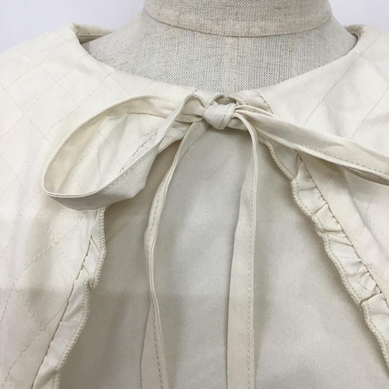 エヘカソポ ehka sopo カットソー 長袖 長袖ブラウス ビックカラーシャツ 長袖カットソー 長袖シャツ バックスリットシャツ FREE 無地 オフホワイト / オフホワイト /  レディース USED 古着 中古 10099997