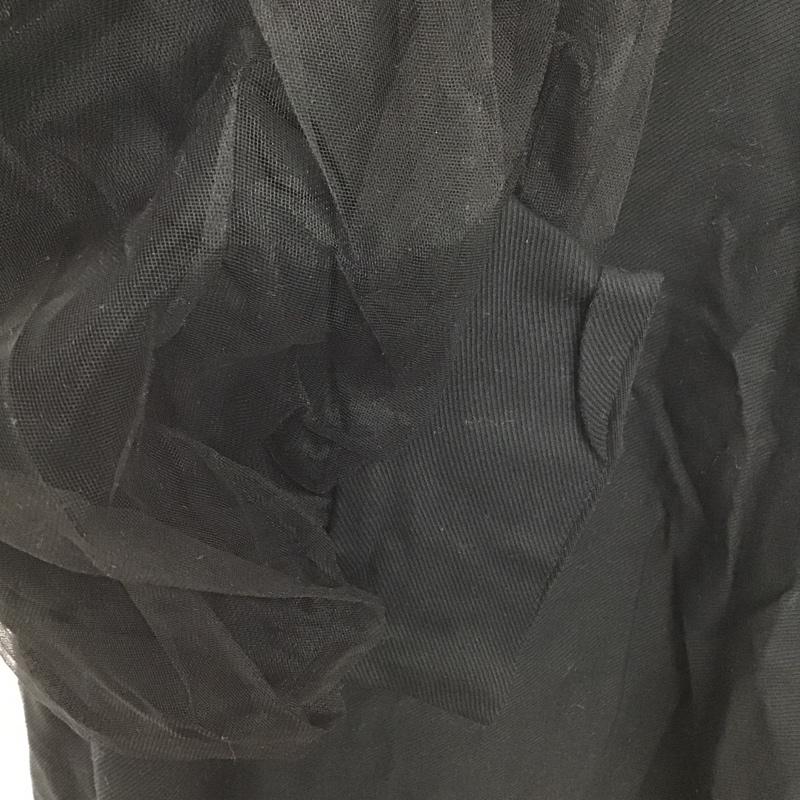 ジーナシス JEANASIS カットソー 半袖 JS062870SB チュールボリュームスリーブカットソー クルーネックカットソー 半袖カットソー FREE 無地 黒 / ブラック /  レディース USED 古着 中古 10100000