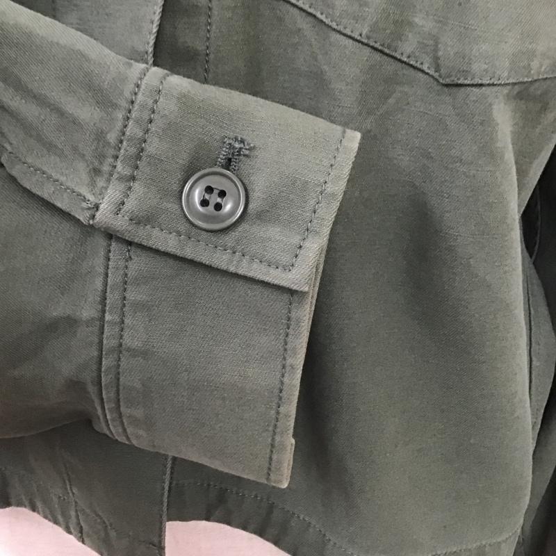 マウジー MOUSSY ジャケット、上着 ジャケット、ブレザー 010BSA30-3020 ワイドスリーブミリタリーシャツ カジュアルジャケット カラージャケット ミリタリージャケット FREE 無地 カーキ / カーキ / レディース USED 古着 中古 10100002