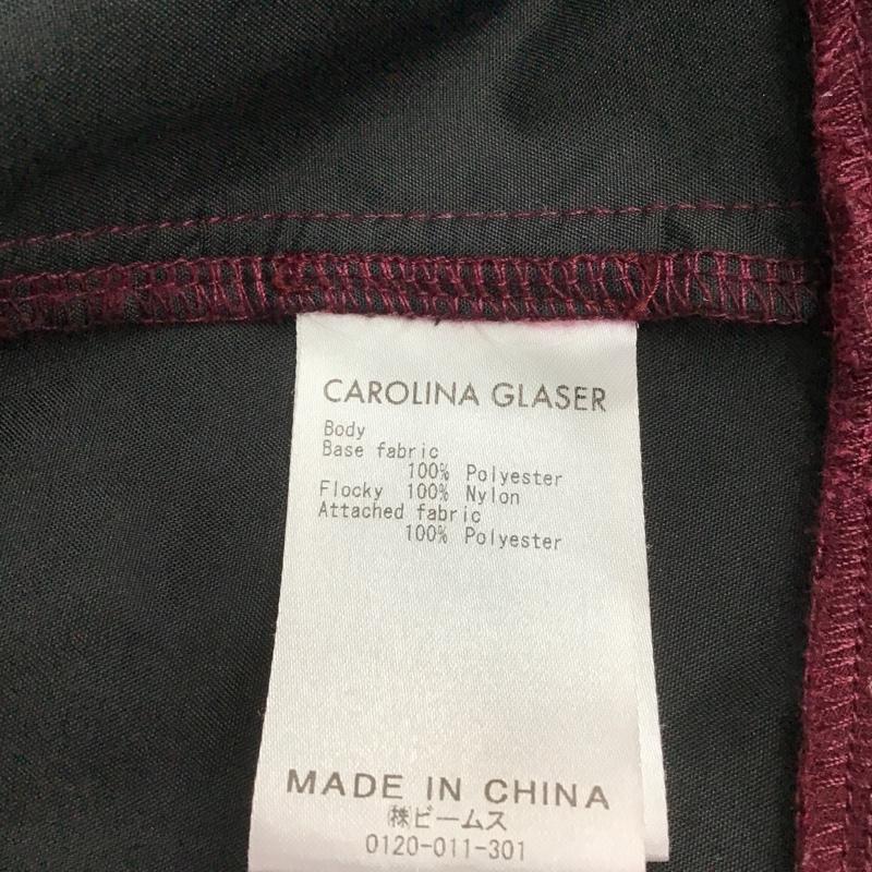 カロリナ グレイサー CAROLINA GLASER ワンピース ロングスカート ロングワンピース ノースリーブワンピース フレアスカート キャミロングワンピース FREE 無地 えんじ / ワインレッド / レディース USED 古着 中古 10100004