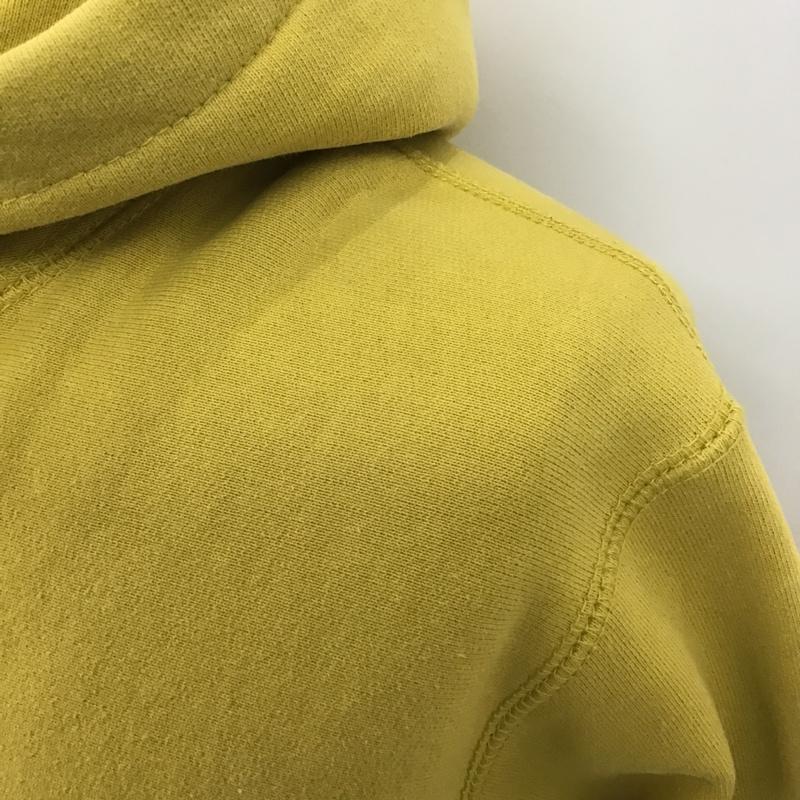 シュプリーム Supreme パーカー 長袖 2018AW GradientSleeveHooded プルオーバーパーカー 長袖スウェット 長袖パーカー M ロゴ、文字 黄 / イエロー / メンズ USED 古着 中古 10100036