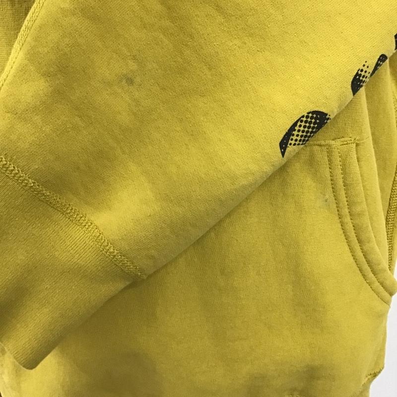 シュプリーム Supreme パーカー 長袖 2018AW GradientSleeveHooded プルオーバーパーカー 長袖スウェット 長袖パーカー M ロゴ、文字 黄 / イエロー / メンズ USED 古着 中古 10100036