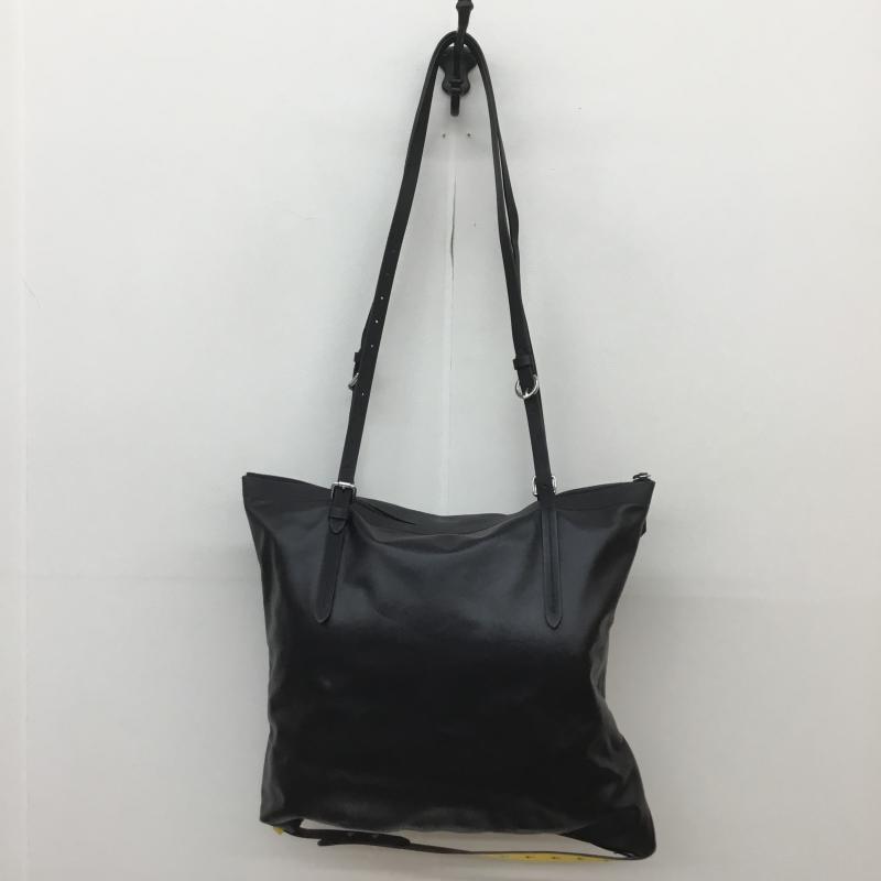メゾン マルジェラ Maison Margiela トートバッグ トートバッグ 2way レザー トートバッグ クラッチバッグ付 黒 / ブラック / メンズ USED 古着 中古 10100037