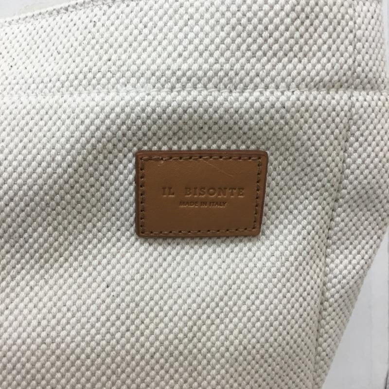 イルビゾンテ IL BISONTE トートバッグ トートバッグ キャンバス トートバッグ ロゴ、文字 ベージュ / ベージュ / メンズ USED 古着 中古 10100039
